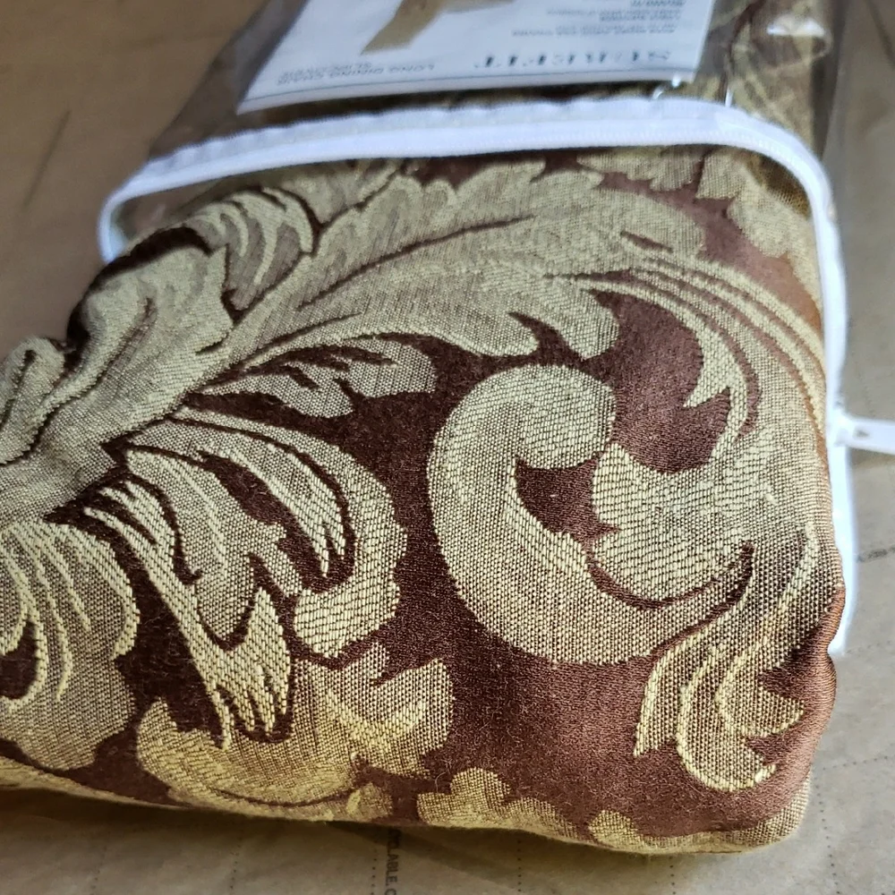 Sure Fit Brown and Gold Furniture Cover Accents